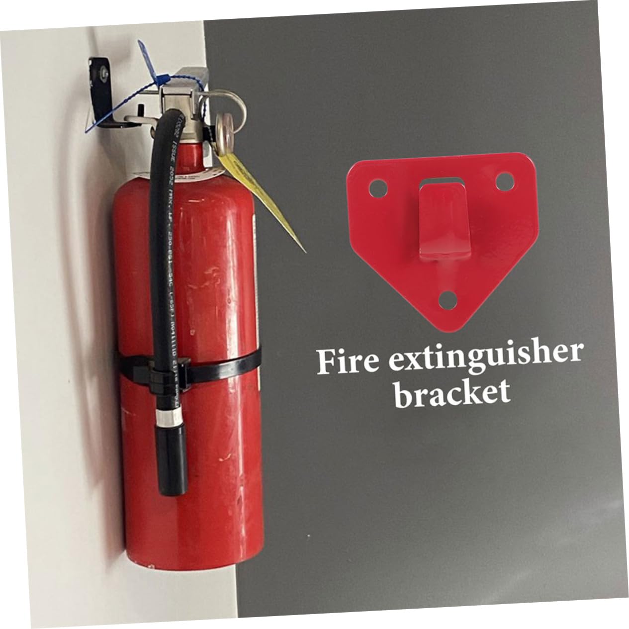 SHINEOFI Soporte De Montaje Extintores De Incendios De Instalación Resistente Y Duradero Accesorios Seguridad Paredes 12 Piezas X 4