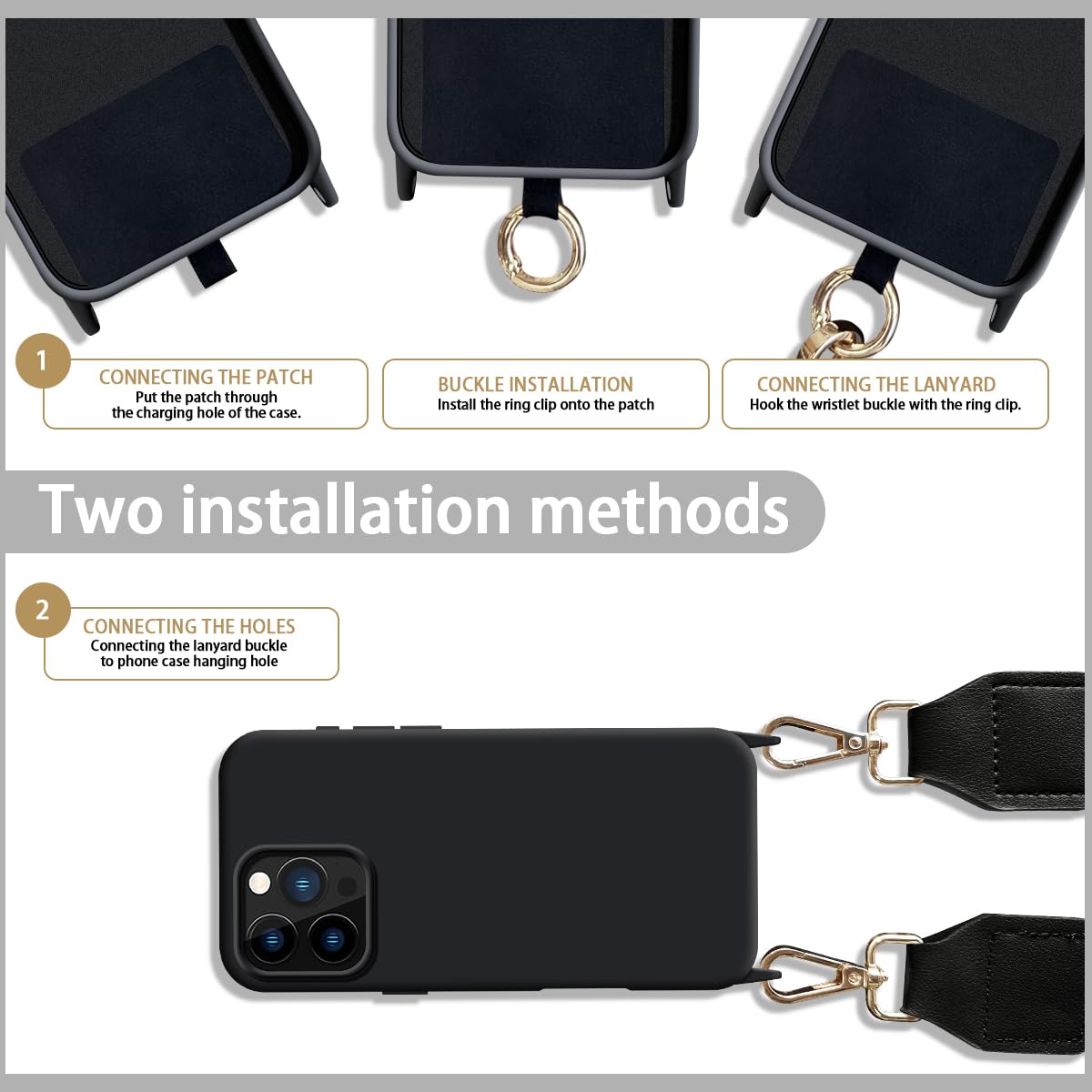 Phone Strap Iphone Case With Keychain Hole TUENNE PHONE TAB FOR - Main Image