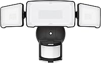 LEPOWER 38W 4200LM Motion Sensor Security Light, 3 Adjustable Heads, IP65 Waterproof, 5500K Daylight, Aluminum Outdoor Floodlight for Garage Porch Yard