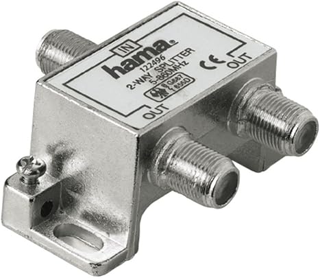 Hama 122496 Satelliet Splitter Weg Hama 122496 Satelliet Splitter Weg