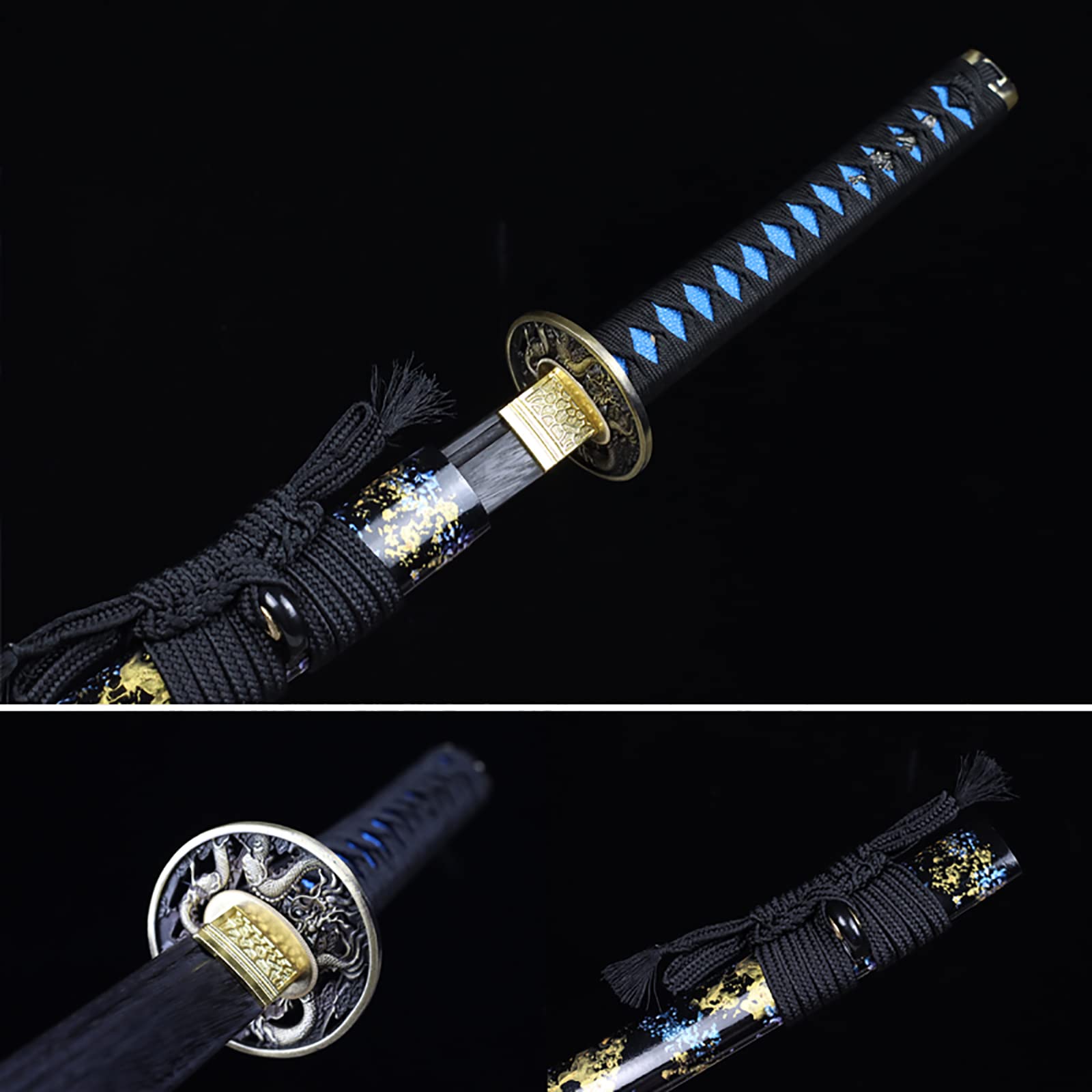 Katana En Bois Bokken - Longueur 103 Cm - Lame Bois De Rose - Fourreau Bois - Pour Entraînement, Décoration, Cosplay