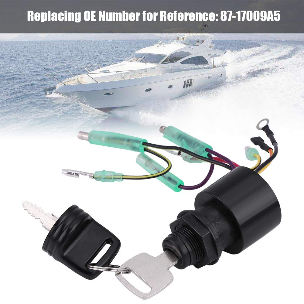 Clé de Contacteur D'allumage Ensemble de Commutateur de Clé de de Bateau Pour Boîtier de Télécommande Hors-bord pour 87-17009