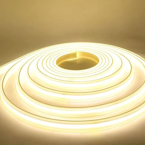 Miniatura 3 de Tira de luces LED, 6.6 pies, AC110-130 V, alta densidad, 360 LEDsM, tira de luz COB, 7200 lm, súper brillante, regulable, impermeable, para