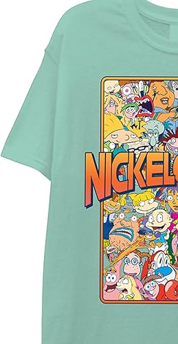 Miniatura 6 de Nickelodeon Camisa clásica Rewind para hombre - Rugrats, Ren & Stimpy y Hey Arnold Tie Dye