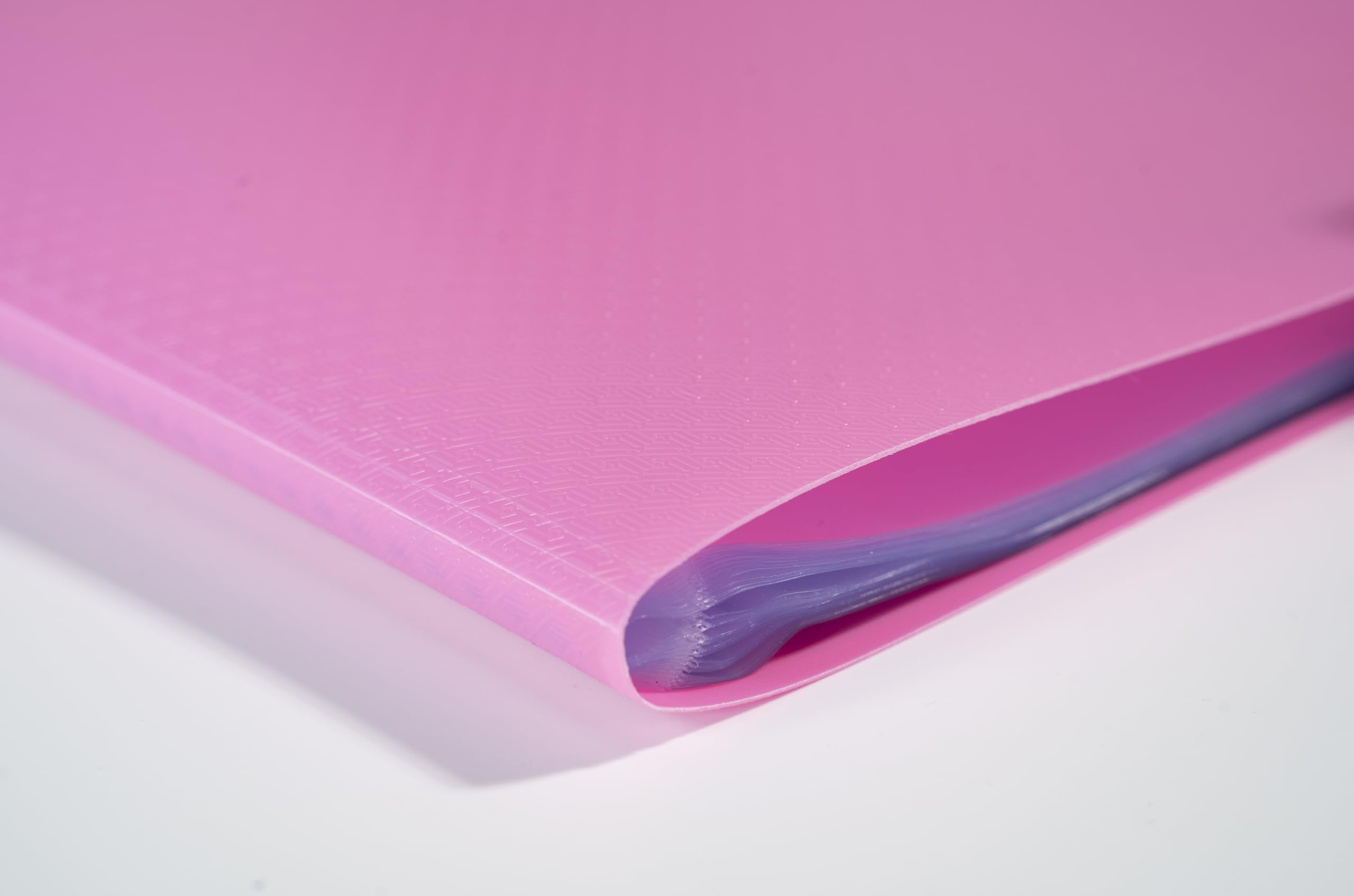 Exacompta 8 carpetas de fundas Opak A4 60 fundas rosa