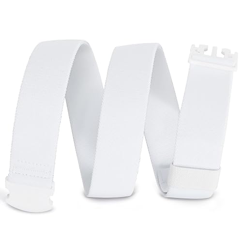 WHIPPY Mens Elastic Stretch Belt With Non-Metal Buckle