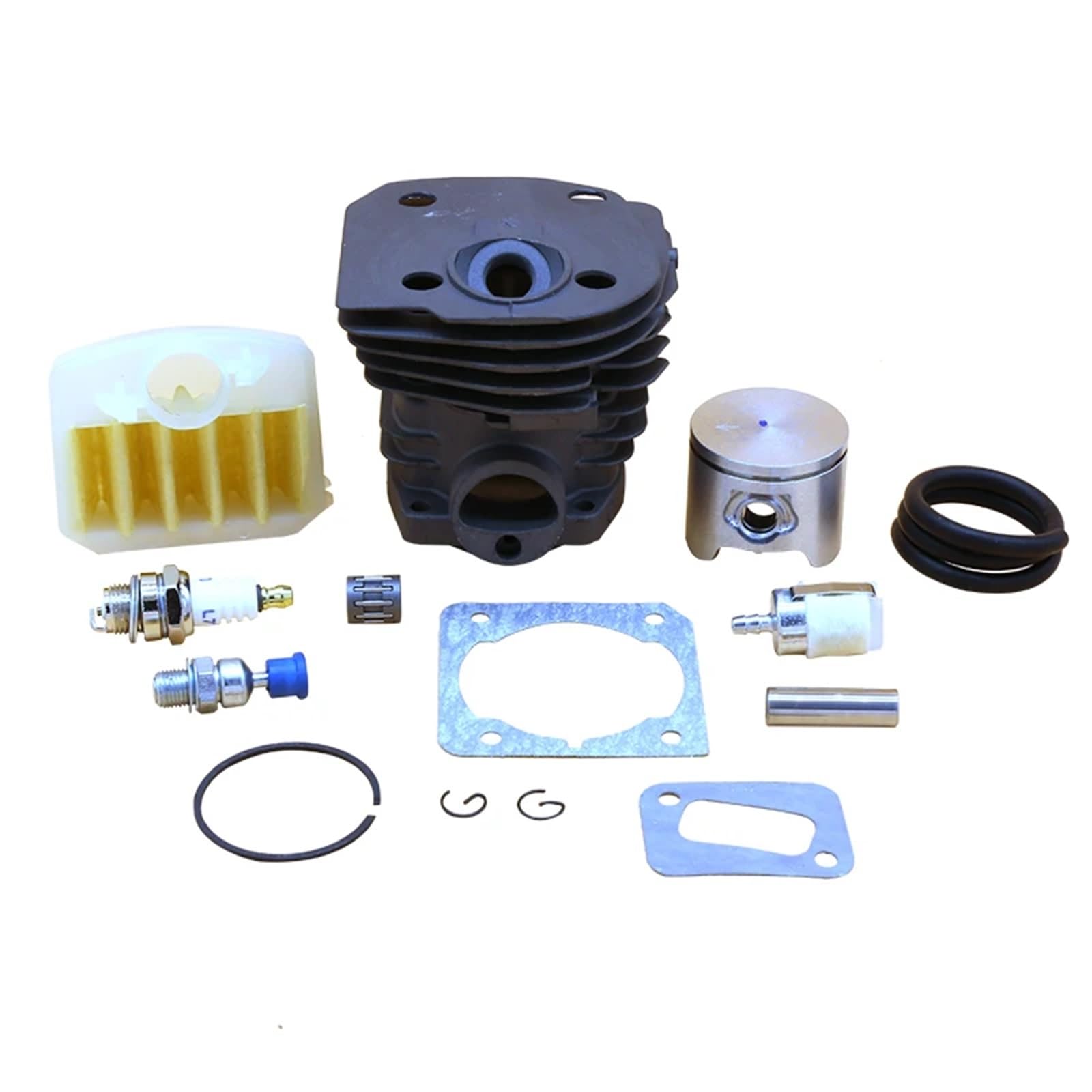 Kit de junta filtro aire cojinete pistón cilindro 44 mm for motosierras Husqvarna, 350, JONSERED, 2150 2152 2153 2149 Filtro de aire para motor de cortacésped