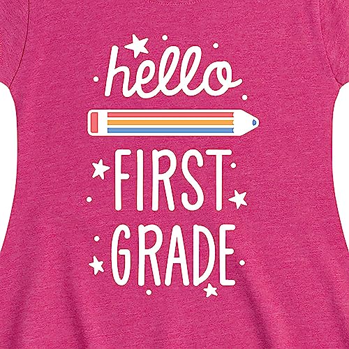 Instant Message - Hello First Grade - Toddler & Youth Girls Fit & Flare Dress2