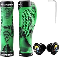 Vista 1 de Puños ergonómicos de manubrio de bicicleta, de Topcabin, con amplia superficie de agarre