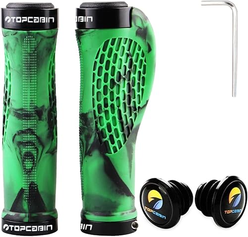 Puños ergonómicos de manubrio de bicicleta, de Topcabin, con amplia superficie de agarre