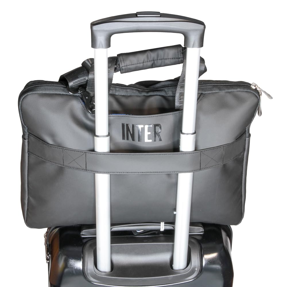 INTER 153455, torba na komputer unisex dla dorosłych, czarne