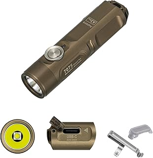 RovyVon Aurora A3 Pro G4 USB-C 7000K Keychain Flashlight, 650 High Lumen Super Bright with EDC Mini Size,Scratch Resistant Little Tiny Gadgets,5 Mode,Type-C Rechargeable,Best for Gift Pocket Outdoor