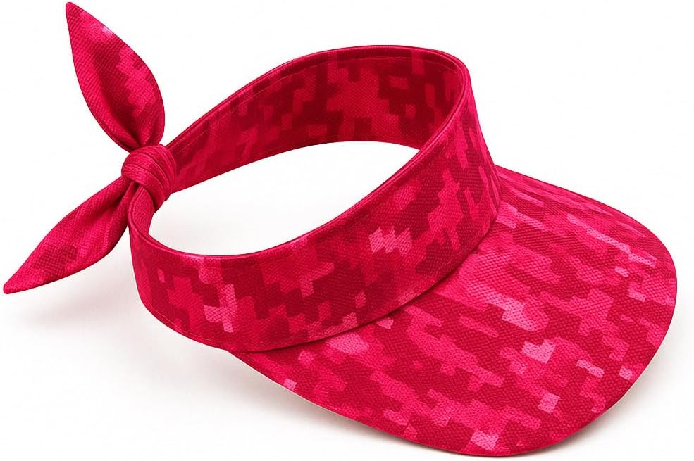 Women’s Adjustable Sports Visor – UV Protection, Lightweight for Golf, Tennis & Running, One Size, Standard