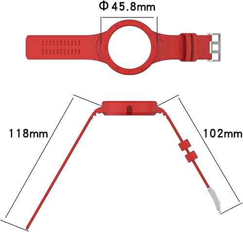 Miniatura 5 de Funda protectora cibernética para Huawei Watch GT Cyber con anillo de bisel con correa de repuesto de silicona para reloj Huawei GT Cyber(negro)