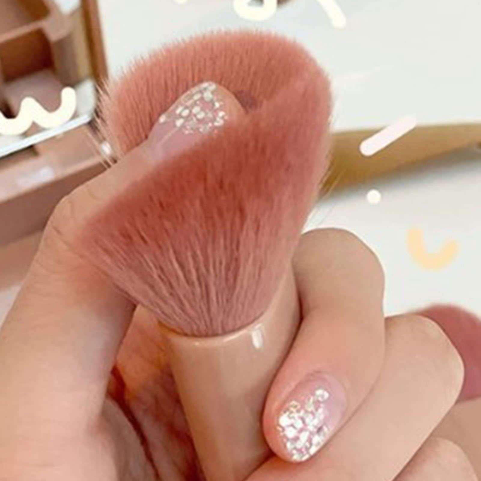 Sorandy Mini-Make-up-Pinsel-Set, Reisefreundlich, Kompakt, Weiche Faserpinsel für Unterwegs, 5-teilig