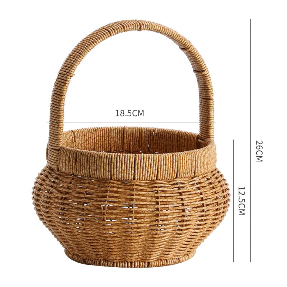 Amazon｜NJNEW ピクニックバスケット 買い物かご 籐 ラタン ラタンの