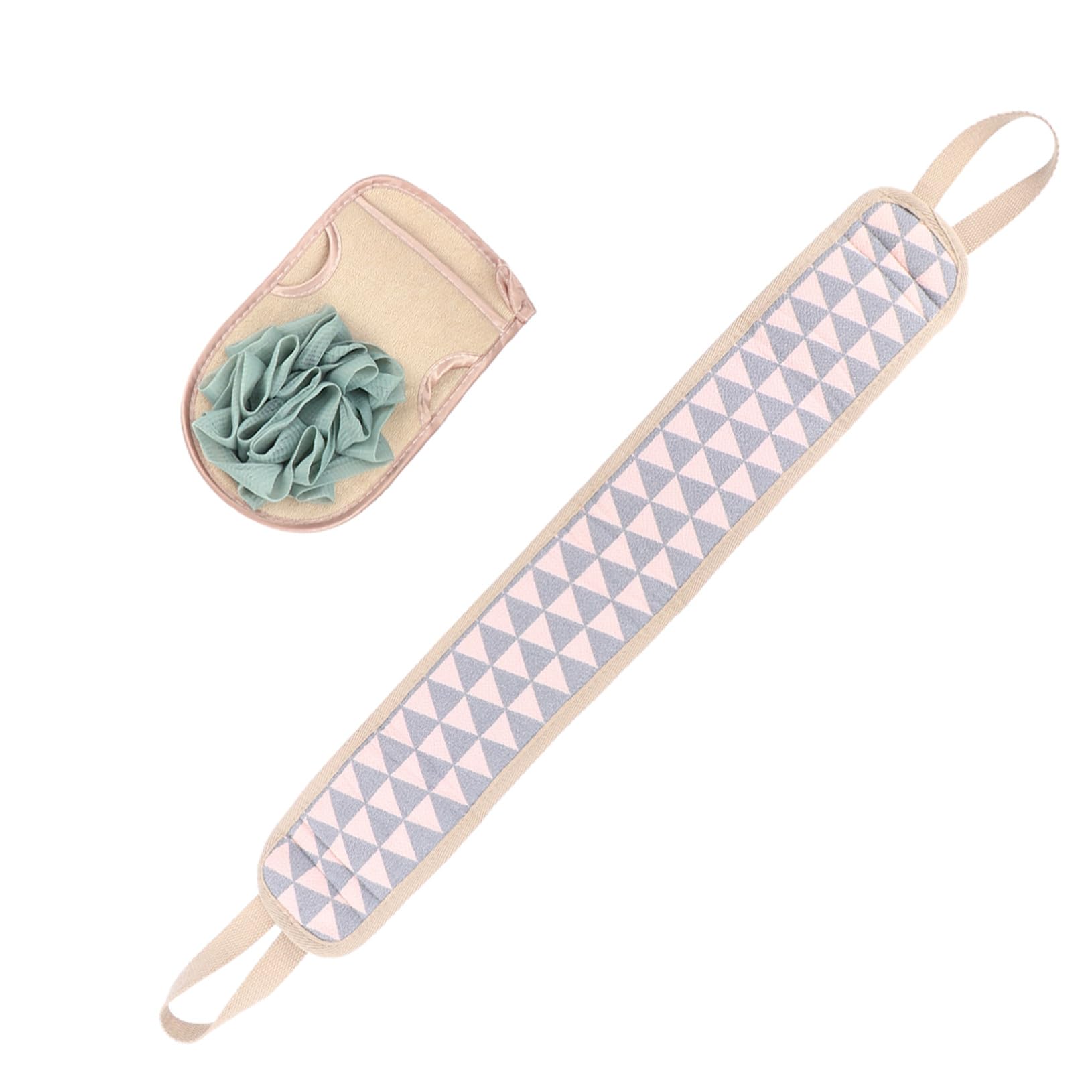 minkissy 6 Piezas Toalla De Baño Depurador De Esponja De Masaje Para El Cuerpo Guantes De Masaje Exfoliante Esponja Corporal Proposito Doble Cinturón De Baño Poliéster Algodón