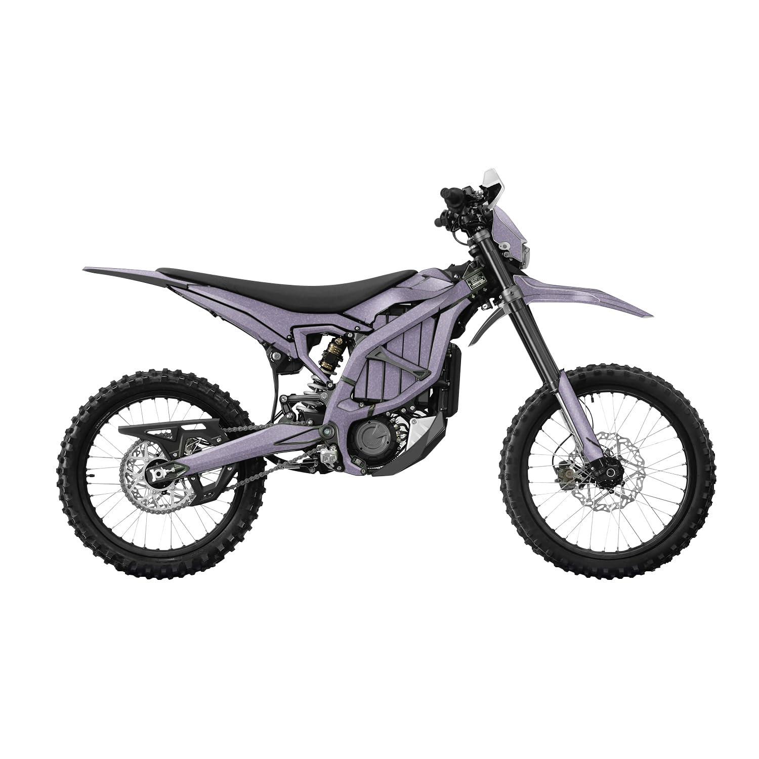 Glossy Glitter Surron Ultra Bee Graphics Kit Wrap - Solid Lavender - Sur-Ron Skin - Premium 3M Vinyl Protective Wrap Decal Cover - Easy to Apply | Crafted in The USA by MightySkins