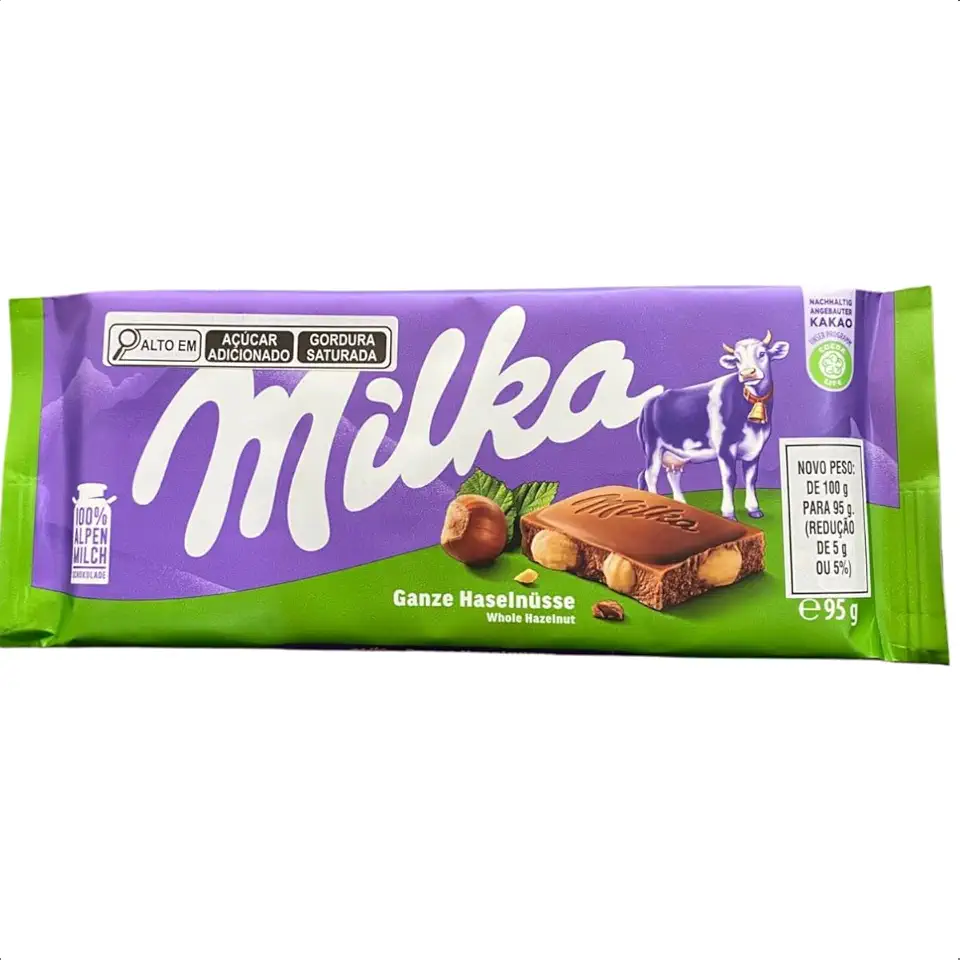 Chocolate Milka Whole Hazenuts 95g