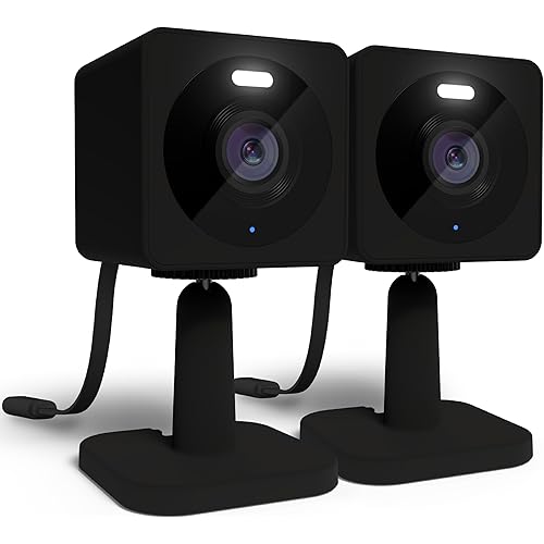 WYZE Cam OG Indoor/Outdoor 1080p Wi-Fi Smart Home Security Camera with Color Night Vision, Motion Detection, 2-Way Audio, Compatible with Alexa & Google, Black (2-Pack), Free Expert Setup