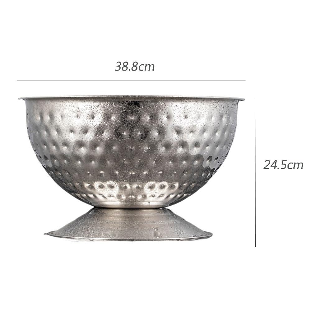 cubo de bebidas Cubo de hielo grande for Bar, cubo de hielo for fiestas domésticas, gran capacidad, lavabo for champán, lavabo enfriador for bebidas Mantiene el hielo frío y seco. Ideal para bares, f(
