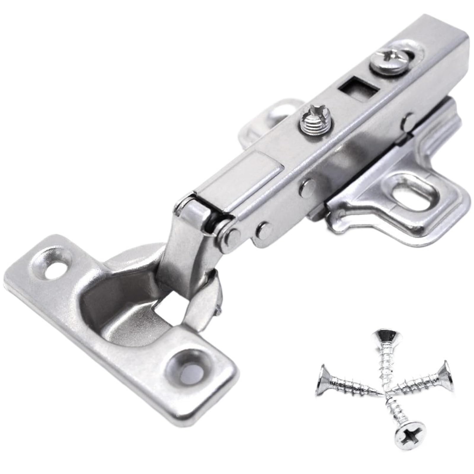 1pcs Concealed Hinge Door Hinges Adjustable(Half Overlay)