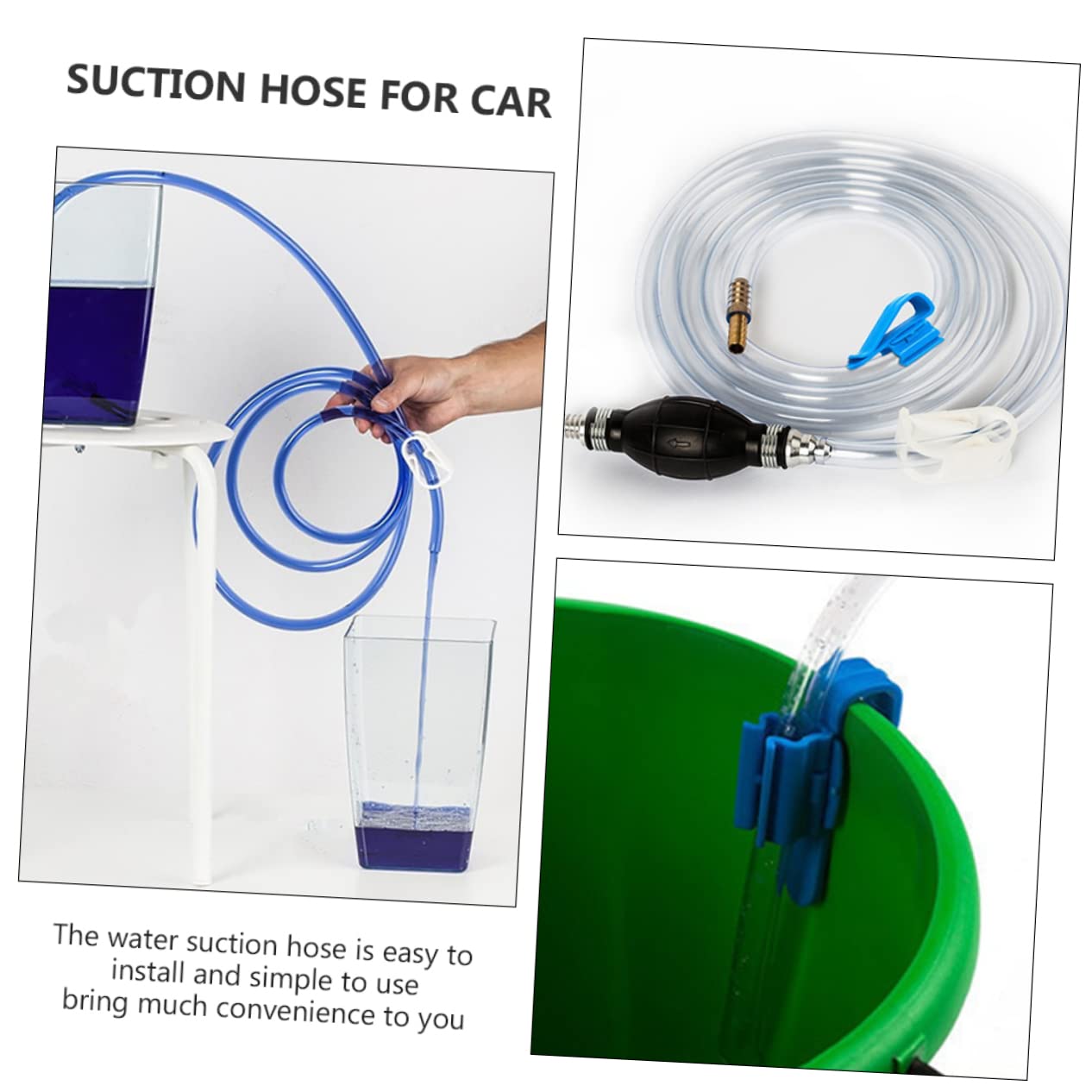 Manuelle Wasser Saugschlauch Auto Aquarium Saugpumpe Siphonpumpe Wasseraustragung Saugschlauch Siphon Wasserabsaugung