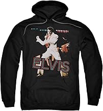 Elvis Presley Hit The Lights Unisex Adult Pull-Over Hoodie for Men and Women