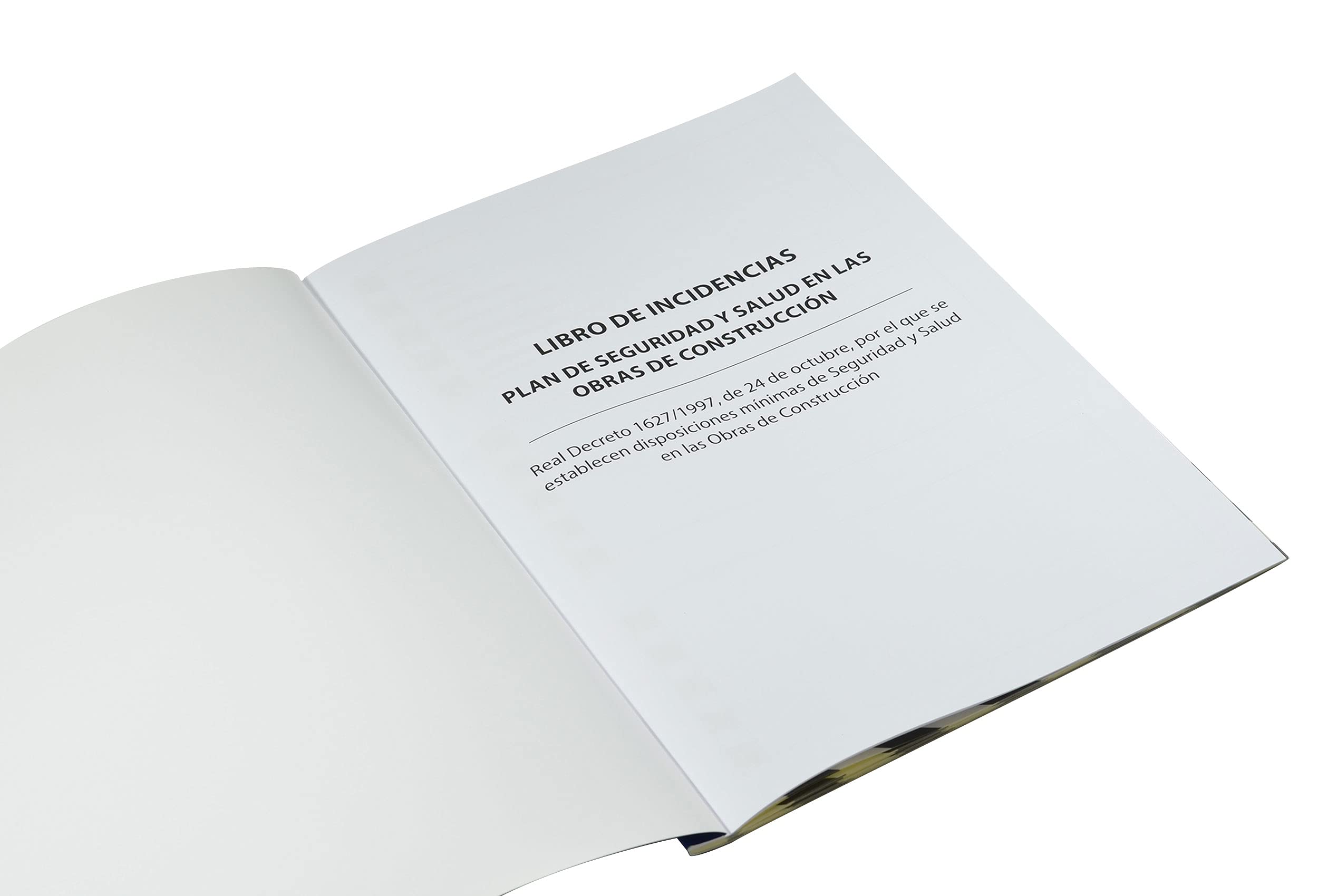Libro de Incidencias en Obras de Construcción