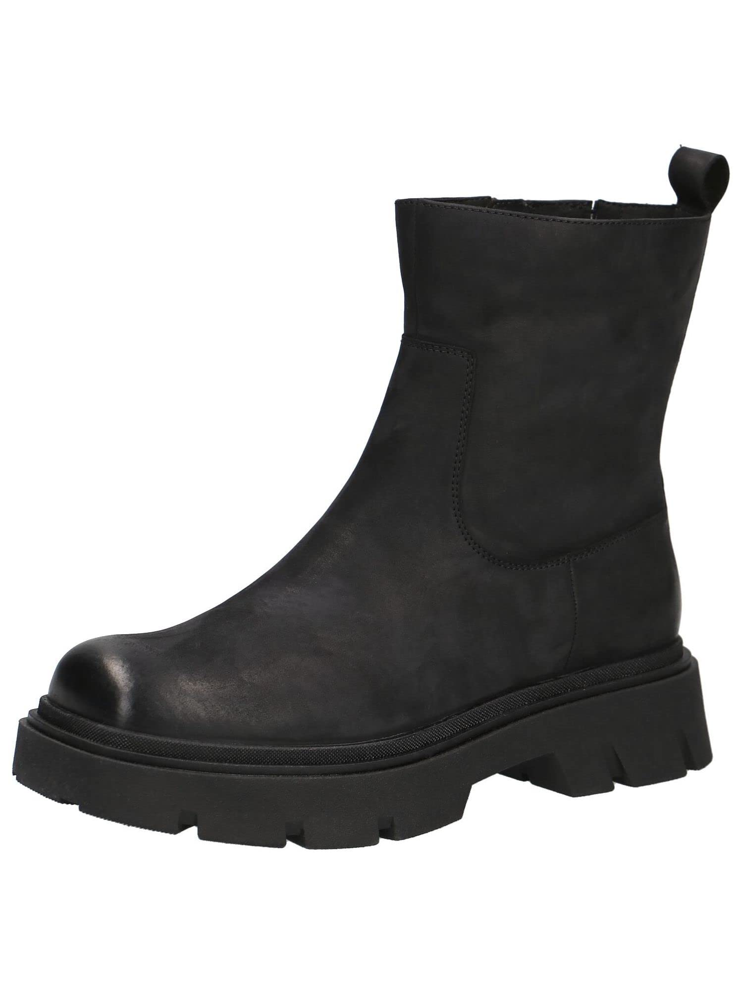 CAPRICE Women's 9-9-25472-29 Ankle Boots, Black Nubuck, 5 UK