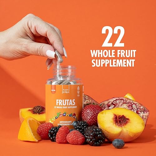 Miniatura 2 de Santo Remedio Frutas, 22 suplementos dietéticos de frutas enteras, antioxidantes y fitonutrientes, 90 cápsulas, porción de 30 días