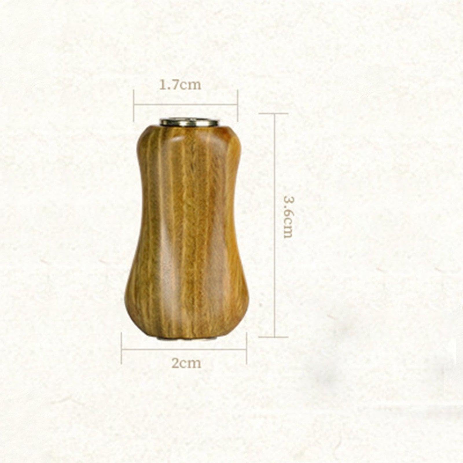 Harilla Poignée de Moulinet de pêche Ergonomique en Bois, Prise en Main Confortable et résistante, Haute Performance, pour Eau Douce et Eau salée.