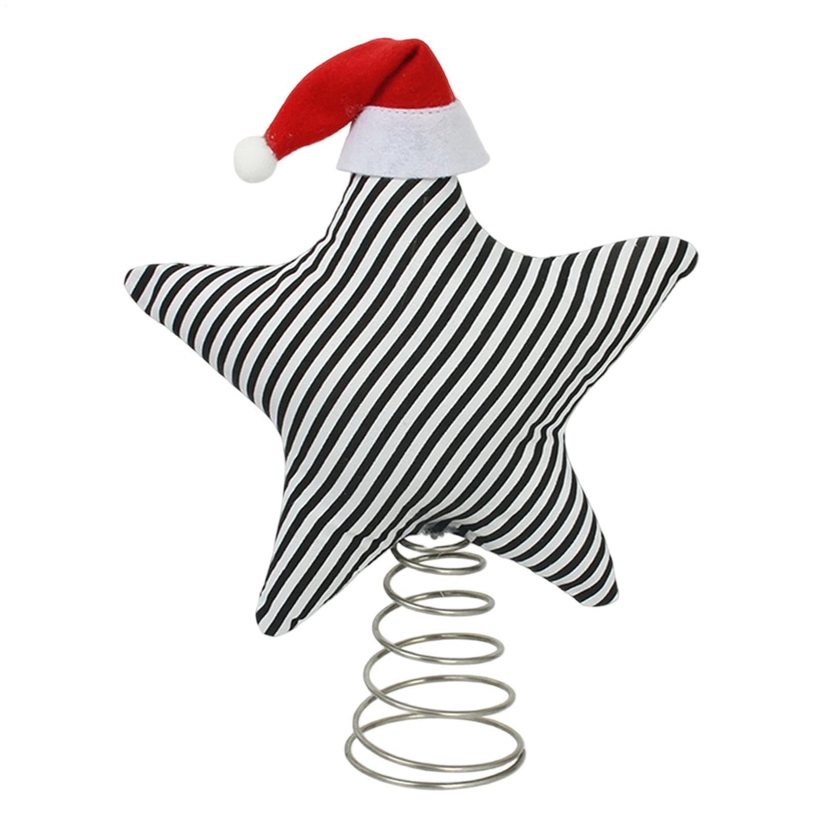 Topper de sapin Noël stable étoile vintage pour sublimer votre fête de cheminée