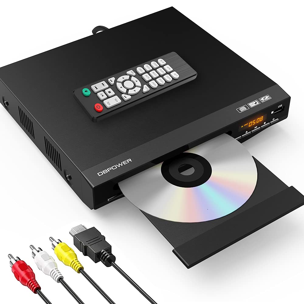 RCA/HDMI/USB接続対応の再生専用DVDプレーヤー CPRM対応 Amazon | DBPOWER 1080P HDMI DVDプレーヤー 再生専用 ディスク