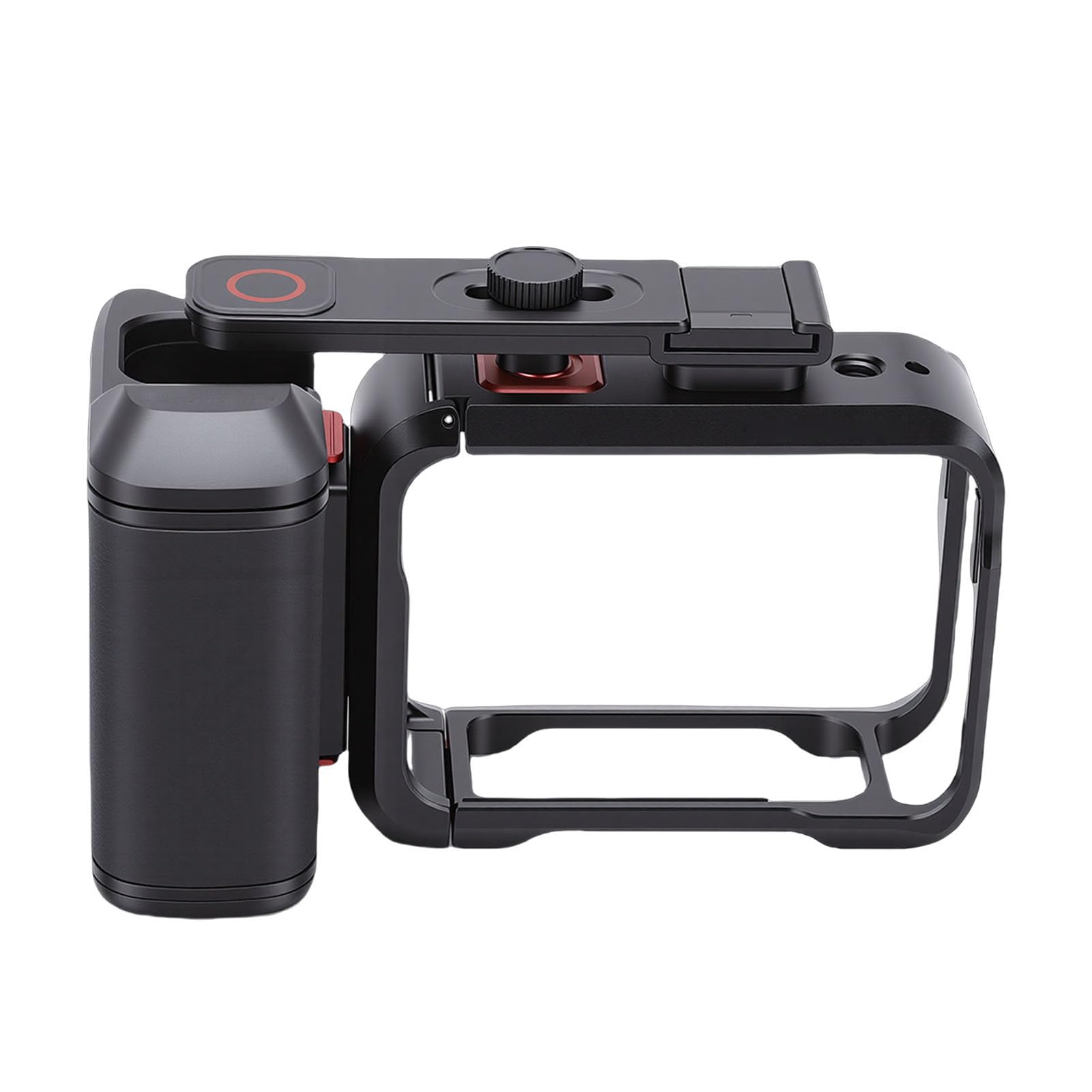 Sxhlseller Kit Street Grip per Ace Pro 1 2, Gabbia per Action Camera in Lega di Alluminio con Impugnatura Antiscivolo, Supporto per Slitta Fredda per Luce e Microfono, Design Modulare per la