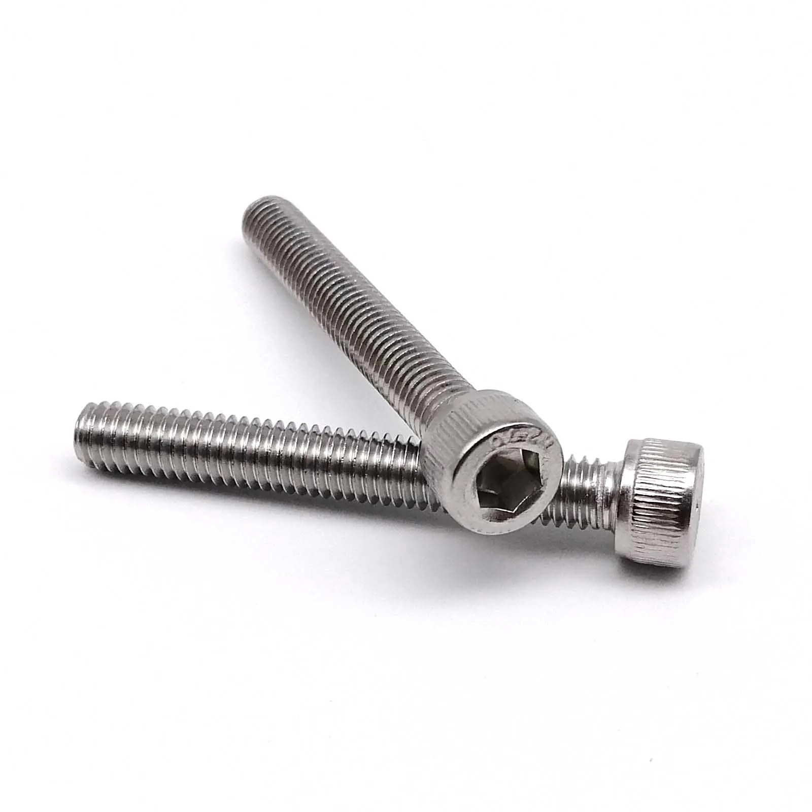 bulloni a testa esagonale, 10 pz 304 A2 In Acciaio Inox DIN912 Allen Esagonale A Esagono(60mm,M8)