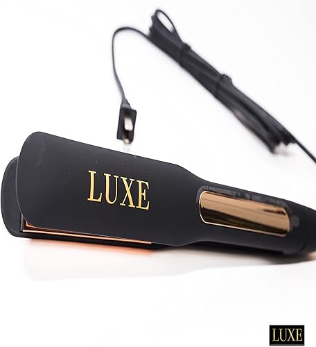 Miniatura 2 de Hierro plano chapado en oro de titanio de 1 14 pulgadas