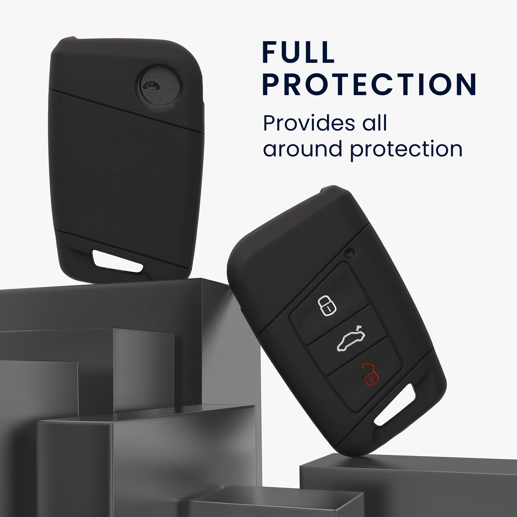 Cover Telecomando Per Chiave VW Golf 8, ID.3, ID.4, Seat Leon, Skoda Octavia - Silicone Antiurto - Foto 4