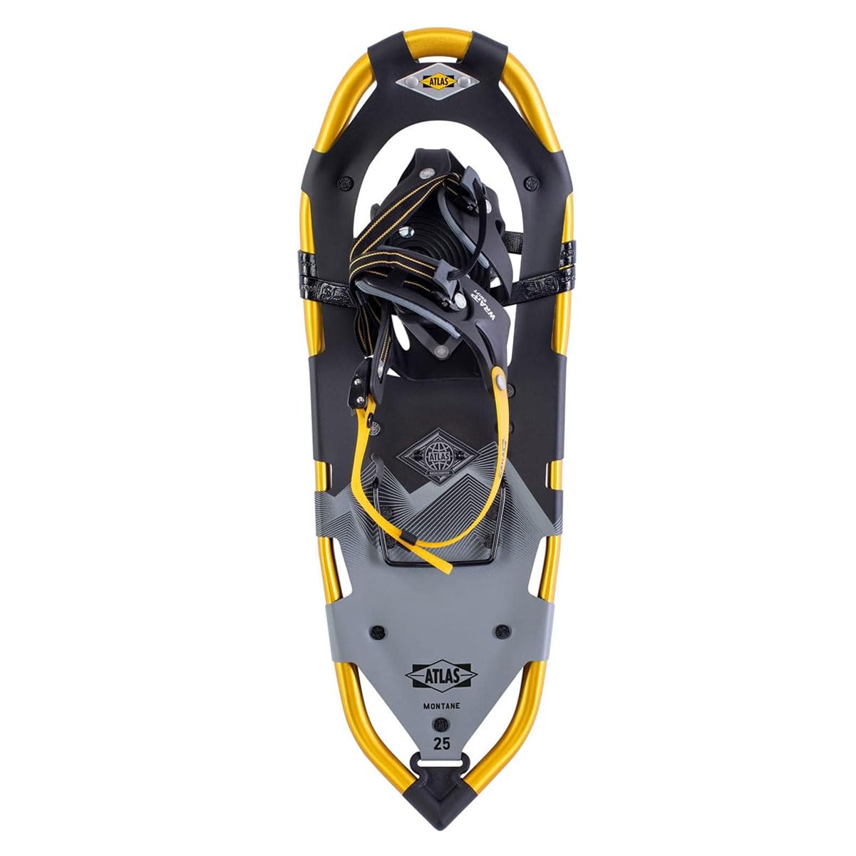 Atlas 16E0001 Montane Raquettes à Neige Mixte Adulte Gris Jaune 64