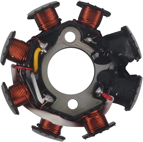 Miniatura 7 de Magneto - Estator de encendido con 4 alambres AC 8 polos se adapta a motor GY6 50cc 80cc 100cc scooter ciclomotor ATV Sunl Roketa Dune Buggy Go Kart