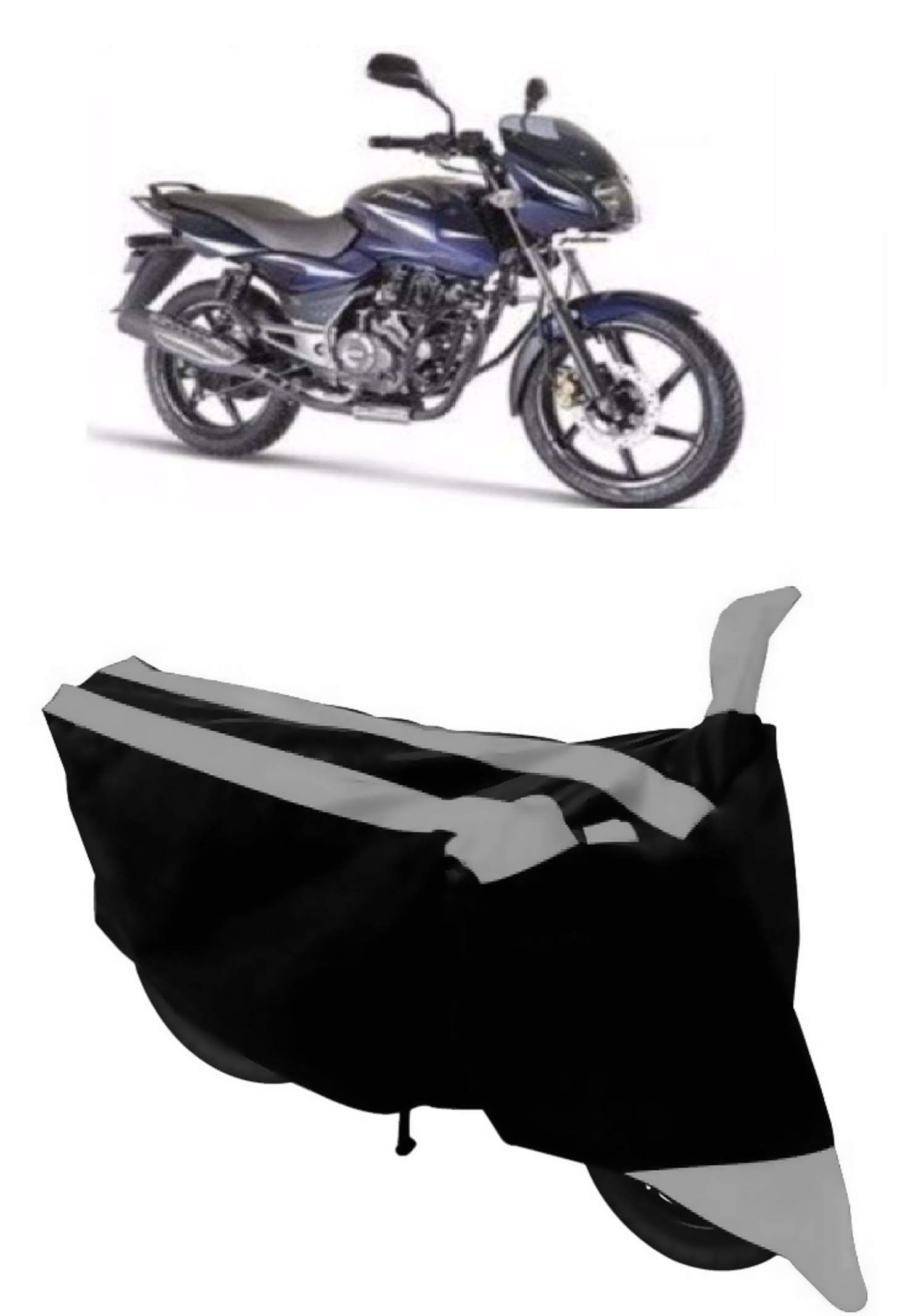 NEXTON Water Resistant and Dust Proof Polyester Fabric Bike Cover for Bajaj Pulsar 150 (Grey)|Bike Accessories (B08FJDX8ZP) Amazon Price History, Amazon Price Tracker