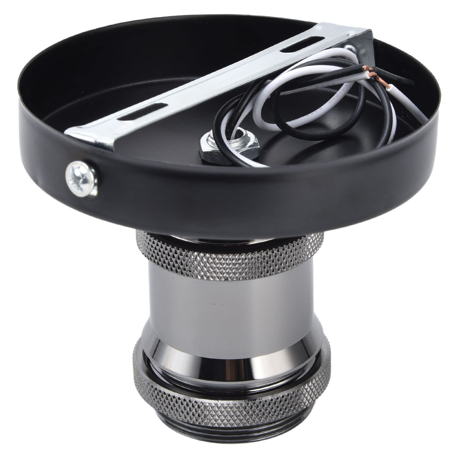 Portalampada Da Soffitto Vintage E26/E27 - Argento, Per Interni, 100-240V