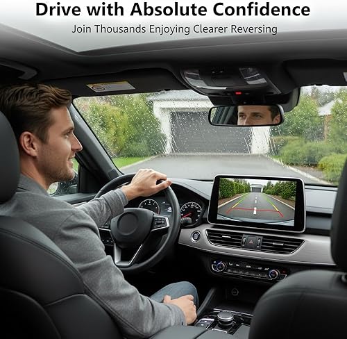 Miniatura 3 de Cubierta de cámara de respaldo de visión trasera, protector de cámara de respaldo de automóvil antilluvia, protector resistente al agua para cámara