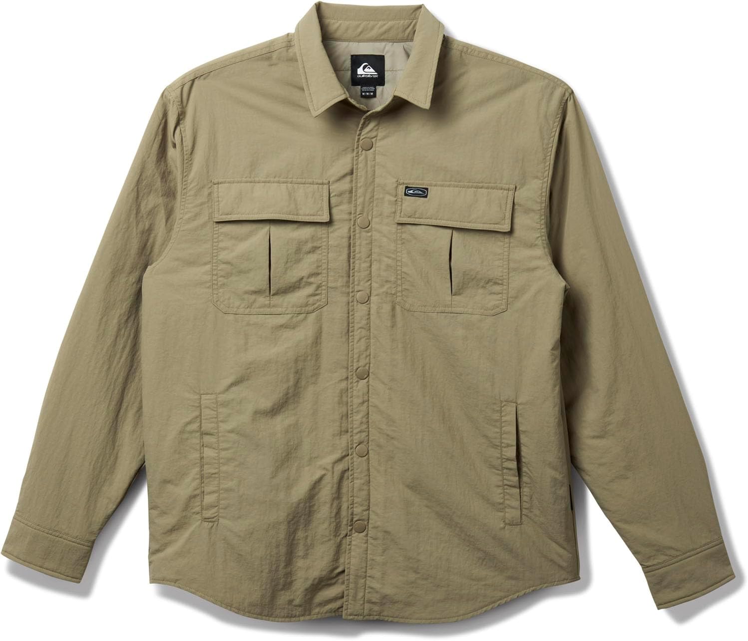 Quiksilver - Mens Cold Snap Shacket, Color Fallen Rock, Size: Large