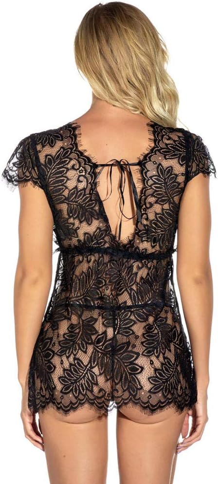 Plus-Size Lingerie Setwomen'S Lace Lingerie Nightgown