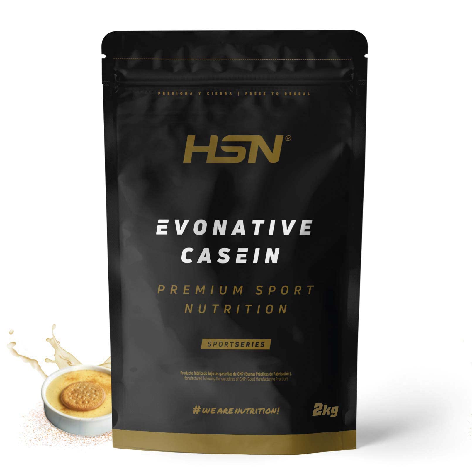HSN Native Casein Micelarna Kazeina (87% rodzimej miceli) | Kremowa 2 kg = 67 koktajli w opakowaniu | Arla Lacprodan® MicelPure™ | Nie-GMO, Wegetariańska, Bezglutenowa