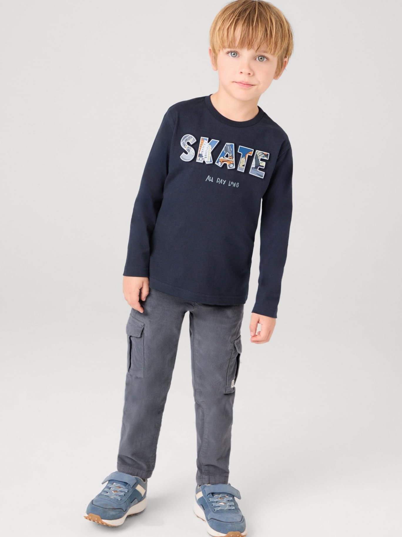Mayoral Pantalon Cargo Pana para niño