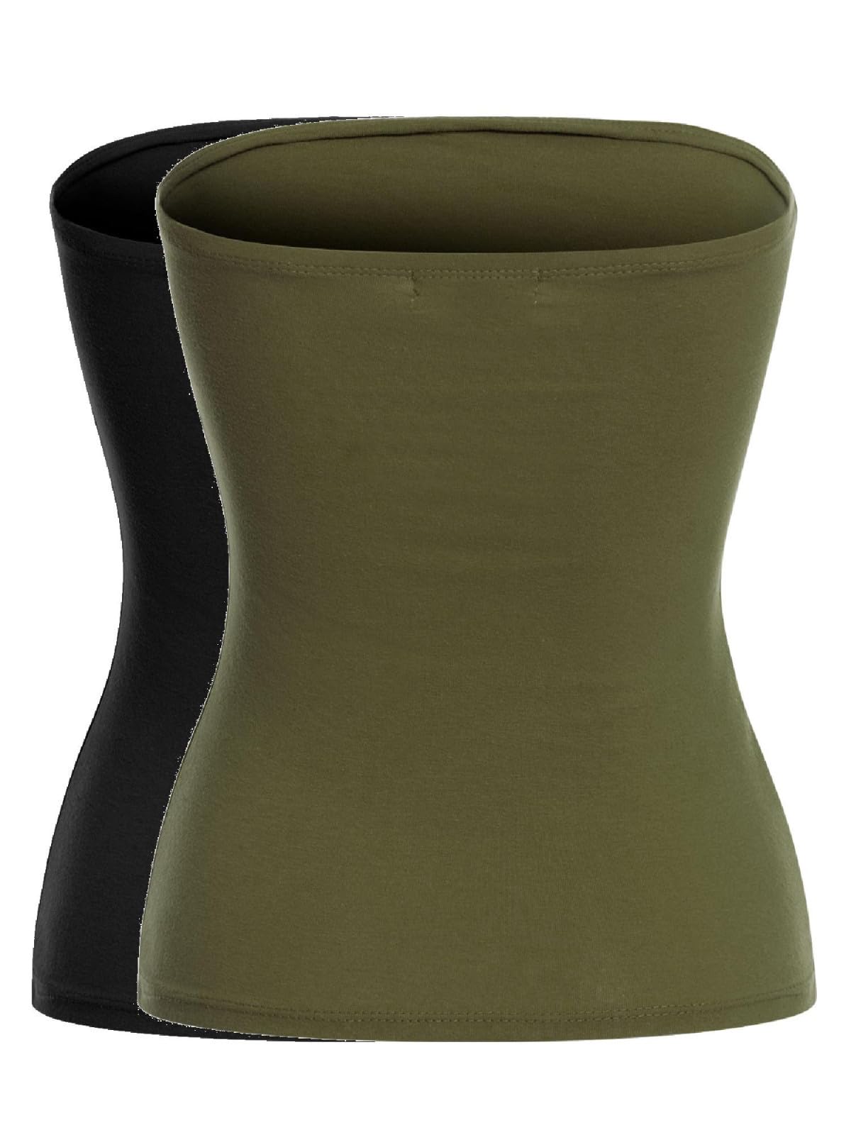 MixMatchy Women's Dual Striped Seamless Tube Top