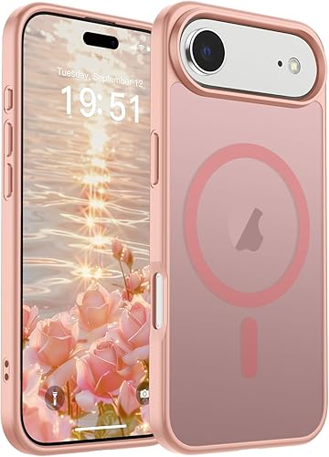 Miniatura 169 de SUPFINE - Funda magnética para iPhone 14 Pro Max (compatible con MagSafe), (protección contra caídas de grado militar de 10 pies), delgada, Negro