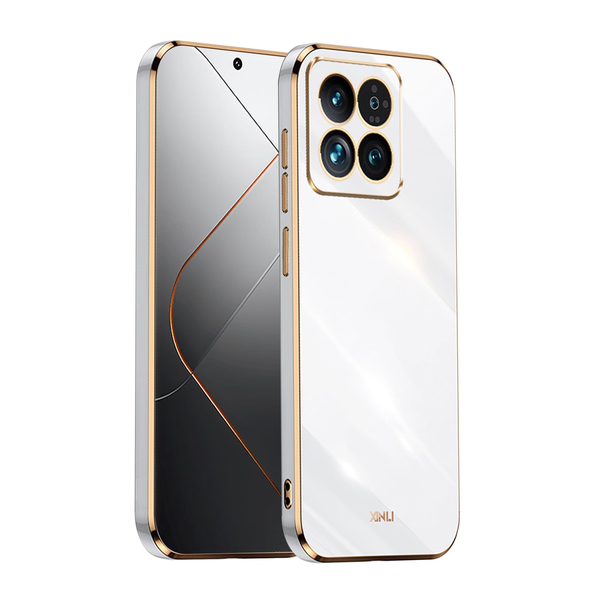 BOKYAS Handyhülle Für Xiaomi 15 5G – Ultradünn, Stoßfest, Mit Kameraschutz, Weiß